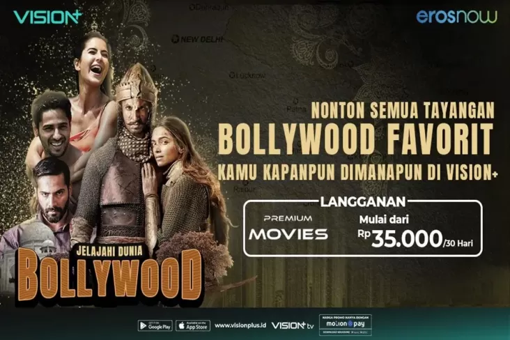 Pecinta Bollywood Merapat! Streaming Deretan Filmnya di area area Vision+