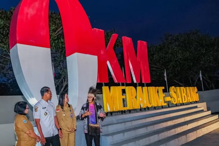 Titik Nol KM Merauke Destinasi Baru pada Ujung Timur Indonesia untuk Cross Border Tourism