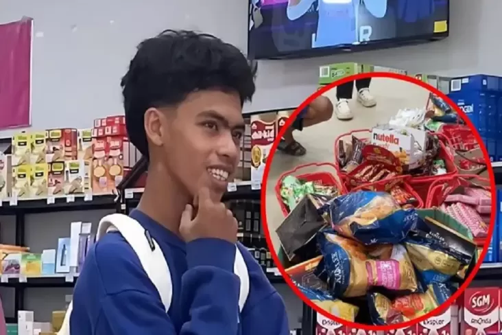 Viral! Ngaku-ngaku TikToker, Pria Ini adalah adalah Tak Mampu Bayar usai Beli Banyak Belanjaan pada Minimarket