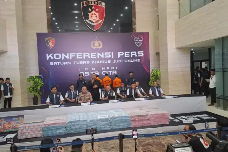 Polri Tangkap 7 Bos Judi Online, 6 Warga Indonesia, 1 Warga Mancanegara