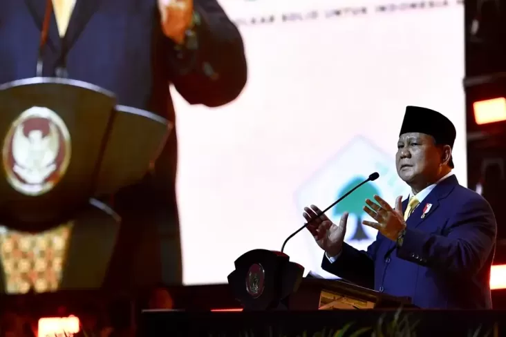 Di HUT Golkar, Prabowo Bicara Gubernur kemudian Pimpinan Daerah Dipilih melalui DPRD