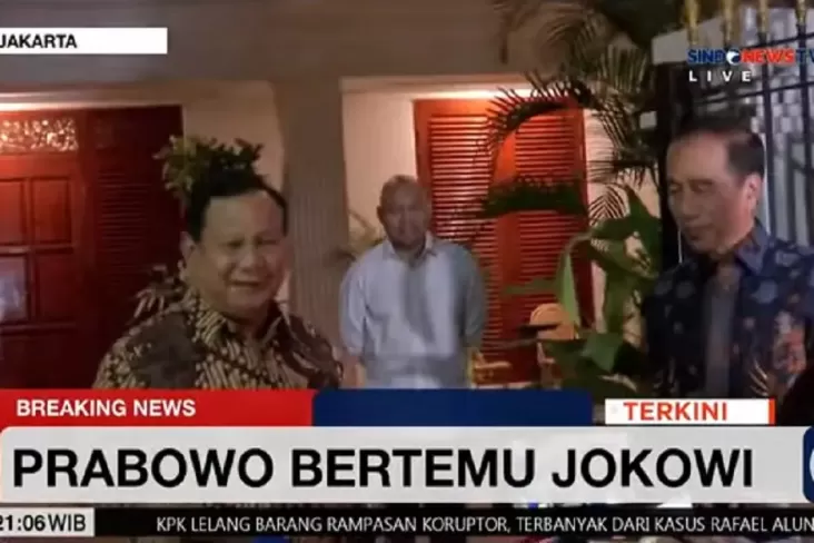 Jokowi Temui Presiden Prabowo Subianto pada Kertanegara, Ada Apa?