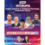 Waktu petang Hal ini adalah di area area INTERUPSI Kasus Anggota & Tudingan Politisasi, Ujian Buat Polisi Bersama Ariyo Ardi, Anisha Dasuki, Live Hanya di area di iNews