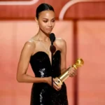 Zoe Saldana Raih Golden Globe Pertama Berkat Perannya pada Emilia Perez