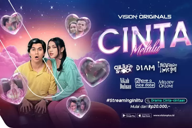 Cinta Melulu! Nikmati Periode Kasih Sayang Bersama VISION+ dengan Deretan Tontonan Seru